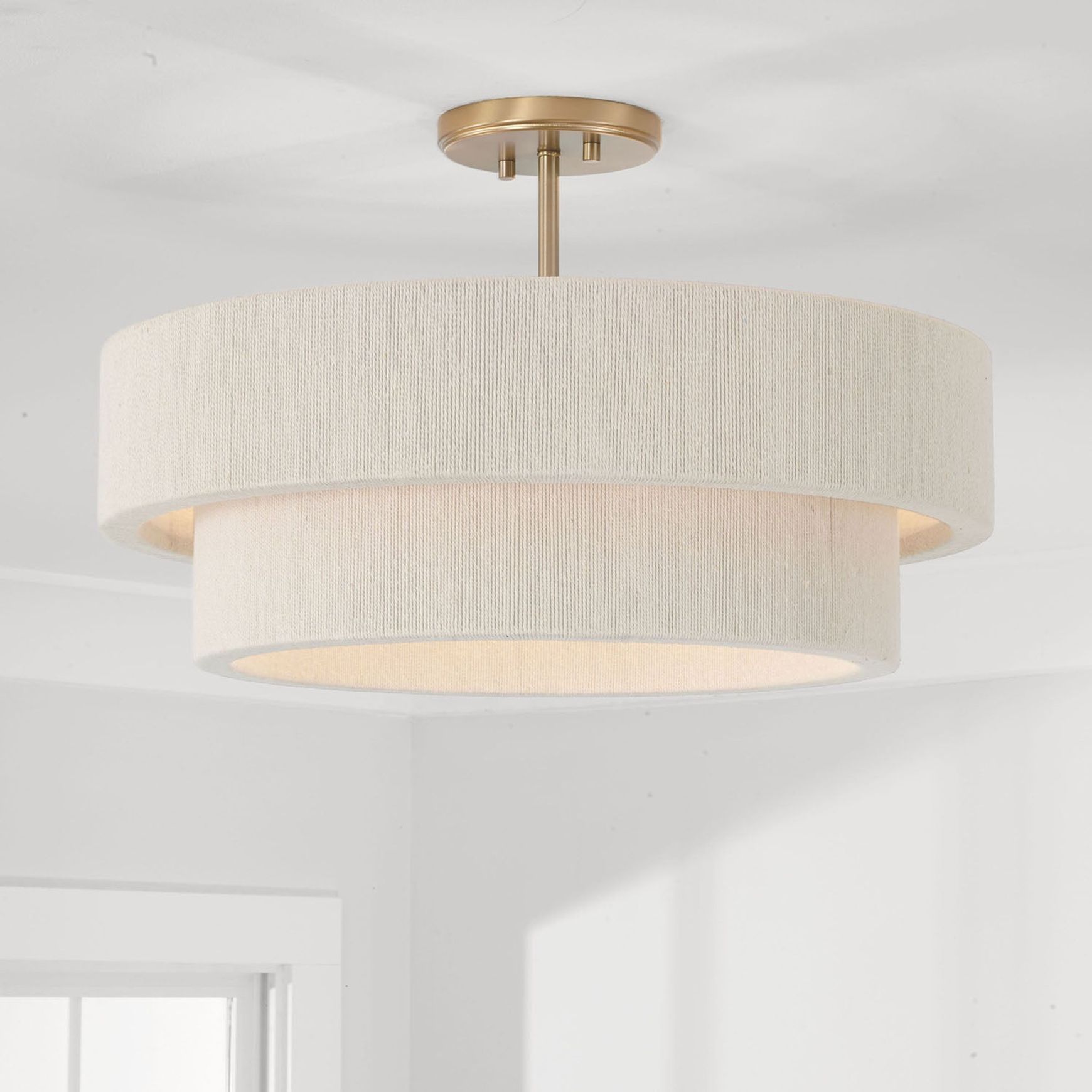 Timmering 4 Light Pendant - Small in Matte Brass