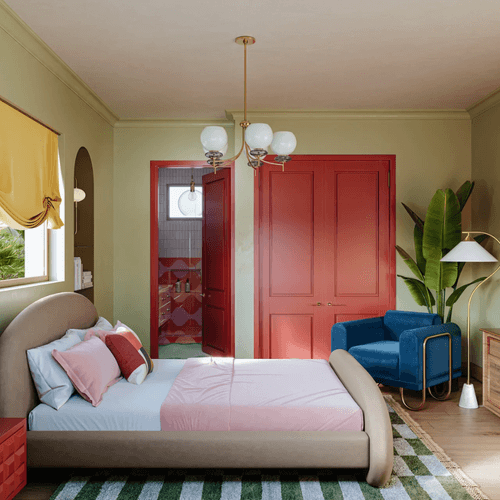 Farah 5 Light Chandelier In Aged Brass