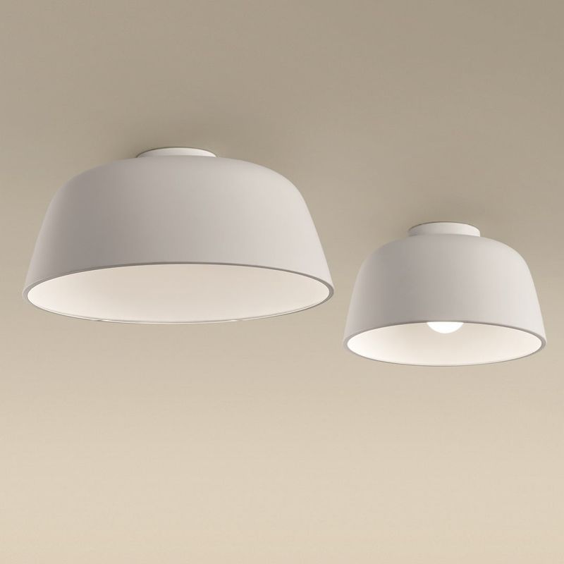 Kondo Ceiling Light - Large in Grey & White