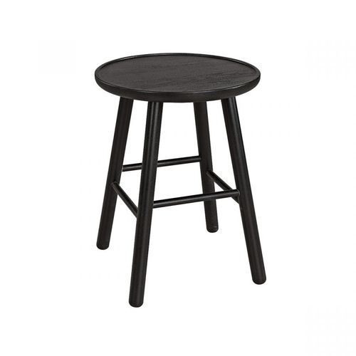 Zigzag Stool Ash Black