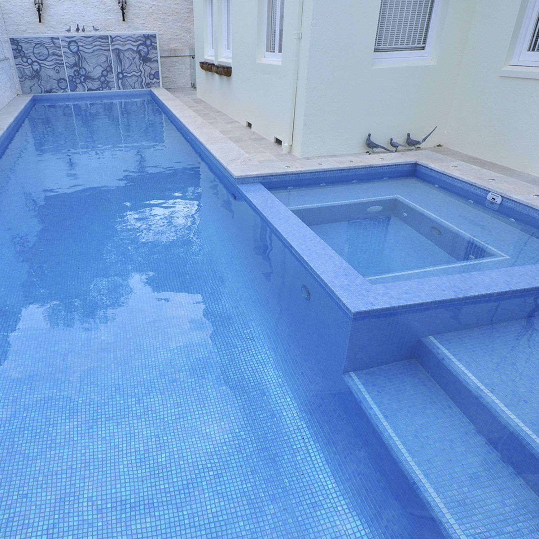 Azur Mosaic Tile | Iris Collection by Ezarri