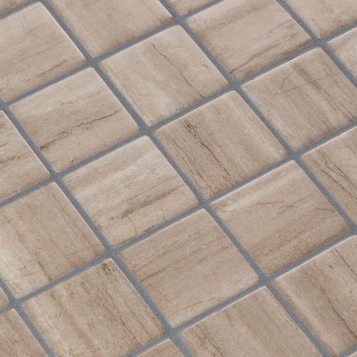 Creamstone Mosaic Tile | 50mm Zen Collection by Ezarri