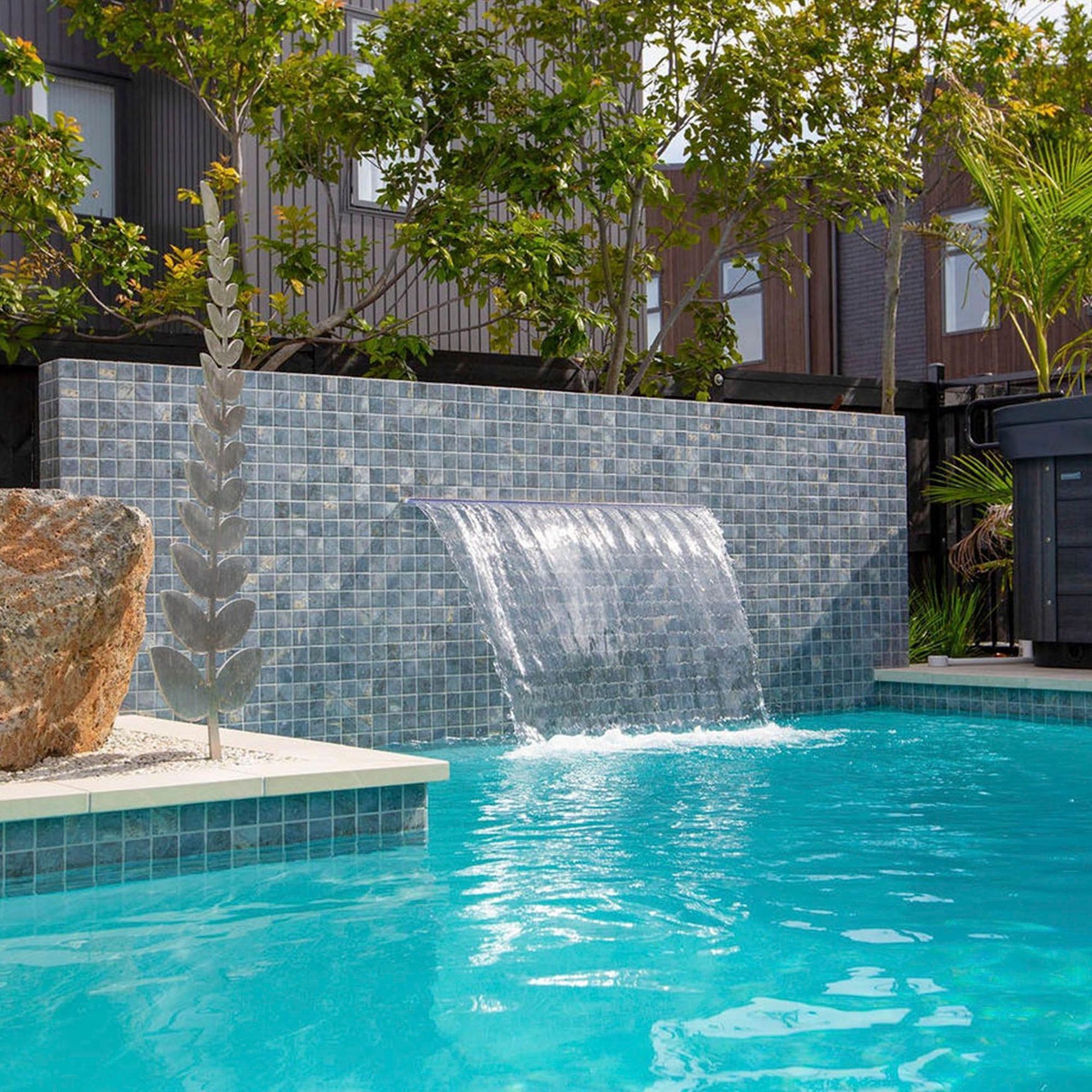 Dolerite Mosaic Tile | 50mm Zen Collection by Ezarri