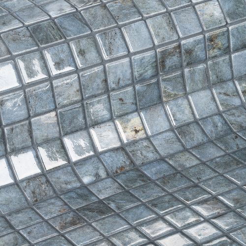 Hematite Mosaic Tile | Gemma Collection by Ezarri