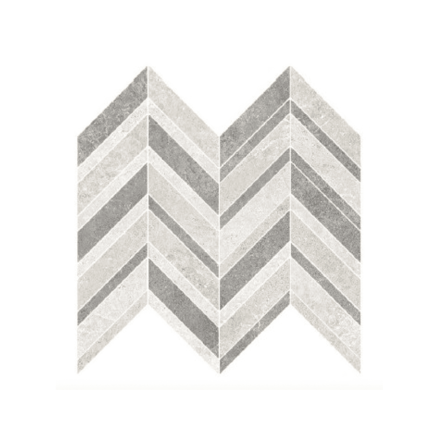 Arctic Tundra Mix Matt Herringbone Mosaic