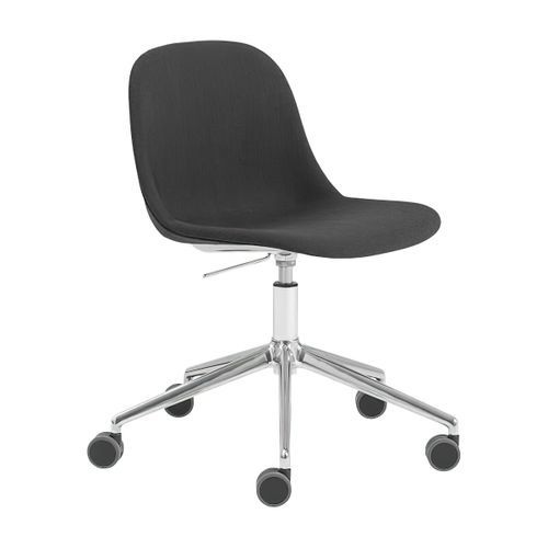 Fiber Side Chair - Swivel Base w/gas lift and castors by Muuto