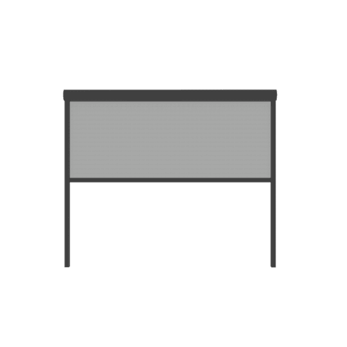 Louvred Roof Manual Curtain Blind 400 L x 250 H cm