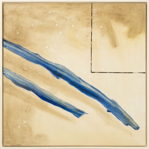 Elevation in Blue Artwork