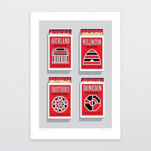Matchboxes Art Print
