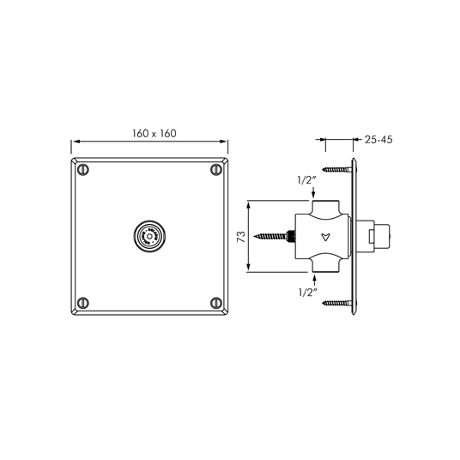 Delabie Tempostop Time Flow Urinal Valve