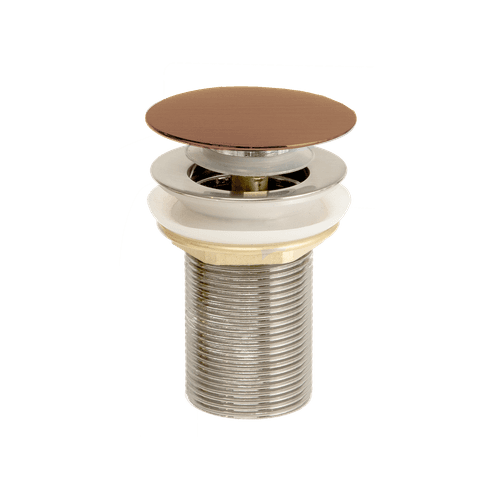 Clikclak Overflow Pop-Up Dome Waste Brushed Copper