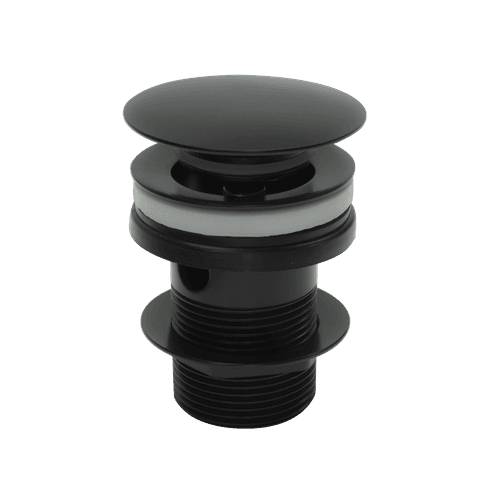 Clikclak Overflow Pop-Up Dome Waste Matte Black
