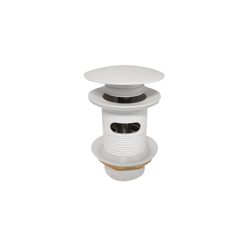 Clikclak Overflow Pop-Up Dome Waste Matte White