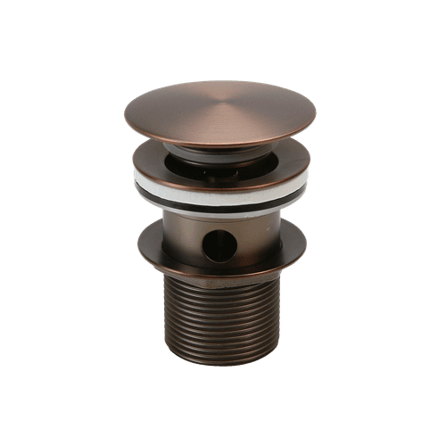 Clikclak Overflow Pop-Up Dome Waste Oil Rubbed Bronze