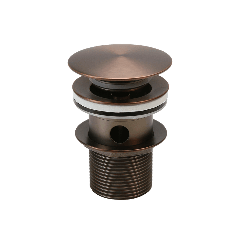 Clikclak Overflow Pop-Up Dome Waste Oil Rubbed Bronze