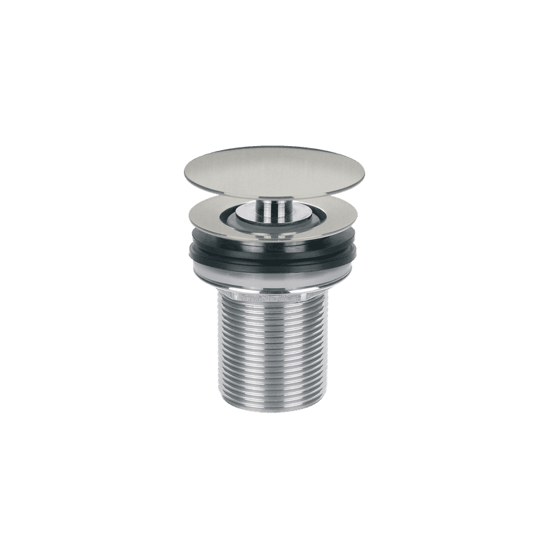 Clikclak Overflow Pop-Up Dome Waste Brushed Stainless