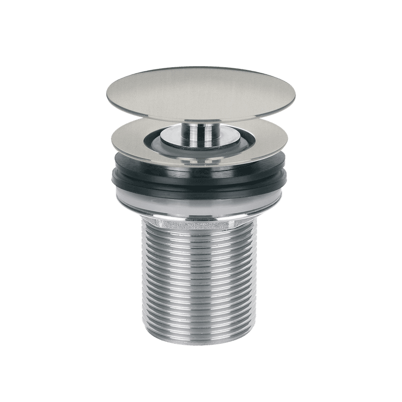 Clikclak Pop-Up Dome Waste Brushed Stainless