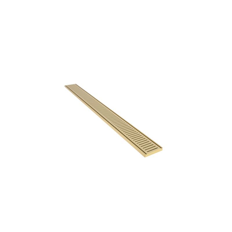 Lauxes Floor Grate 100x100x14mm Brushed Brass