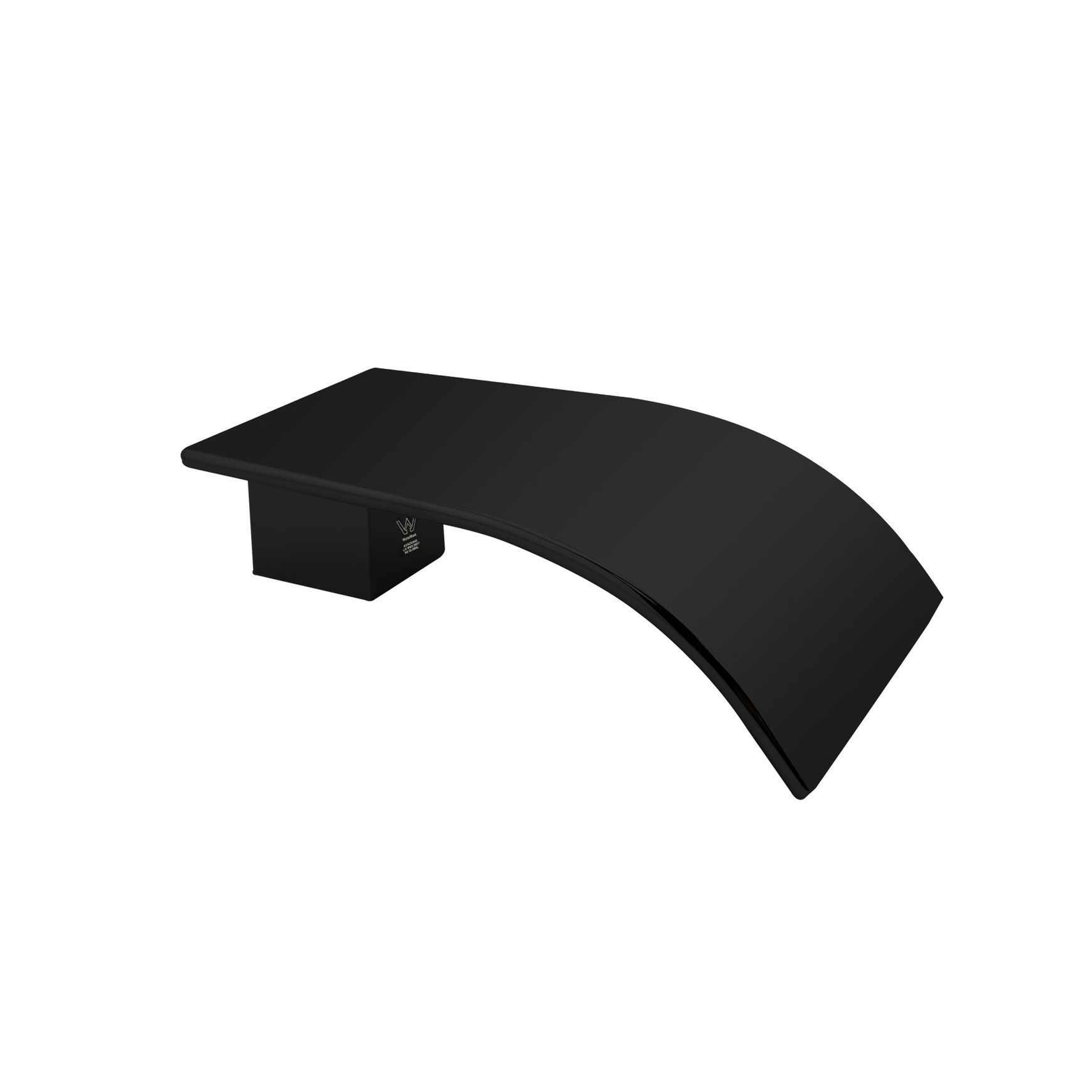 Waterfall Bathtub/Basin Wall Spout Matte Black