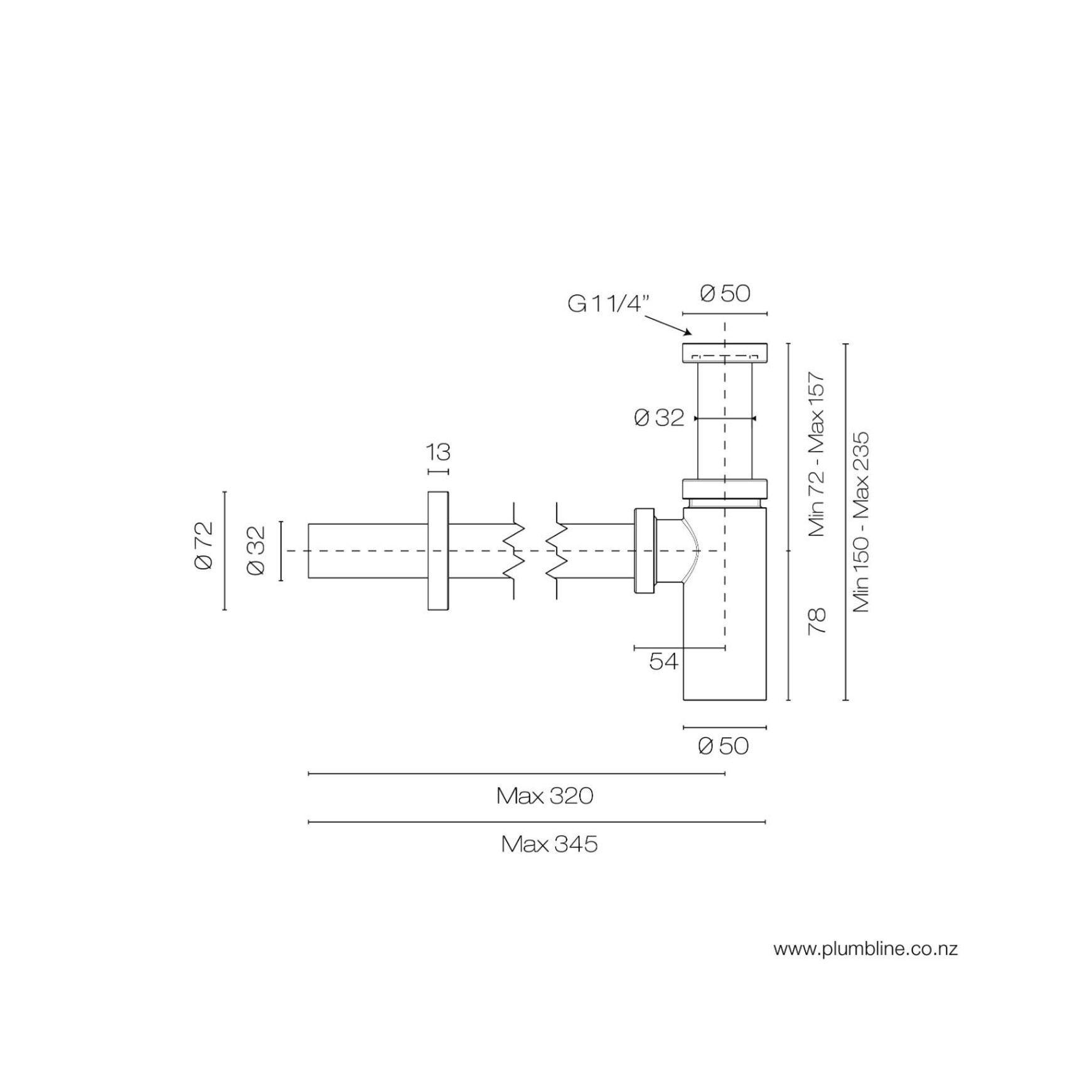 Buddy 32mm Bottle Trap