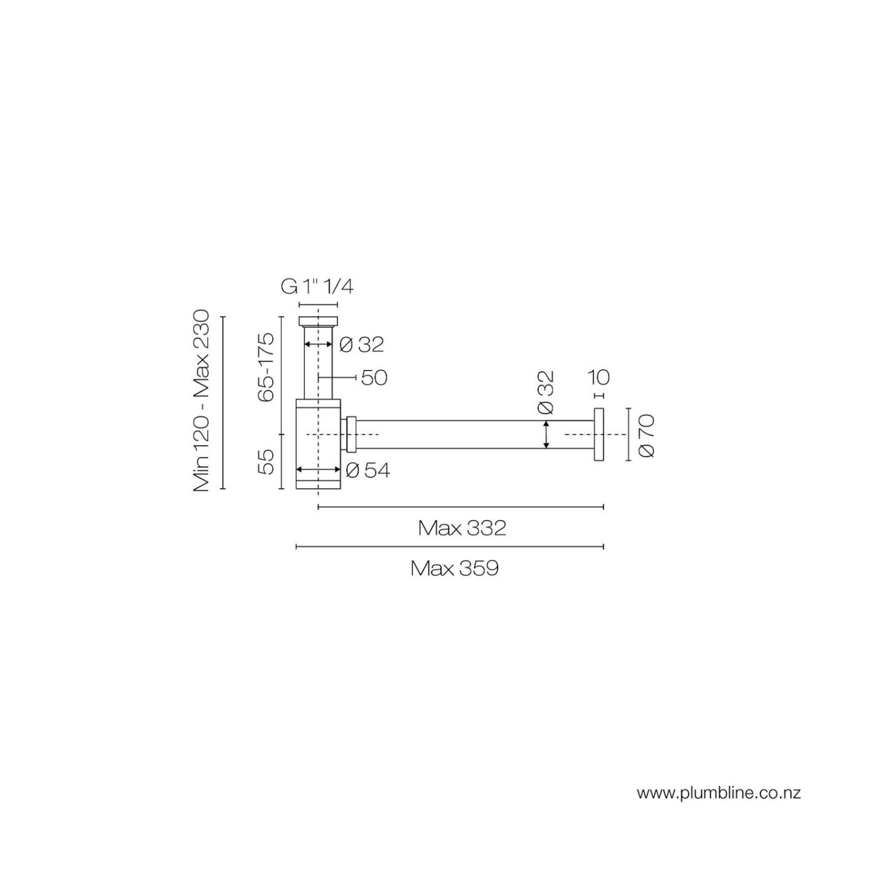 Oli 316 Bottle Trap 32mm