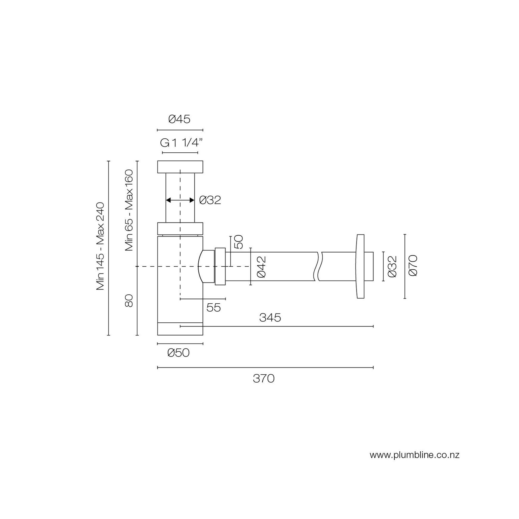 Progetto Deluxe Bottle Trap 32/40mm