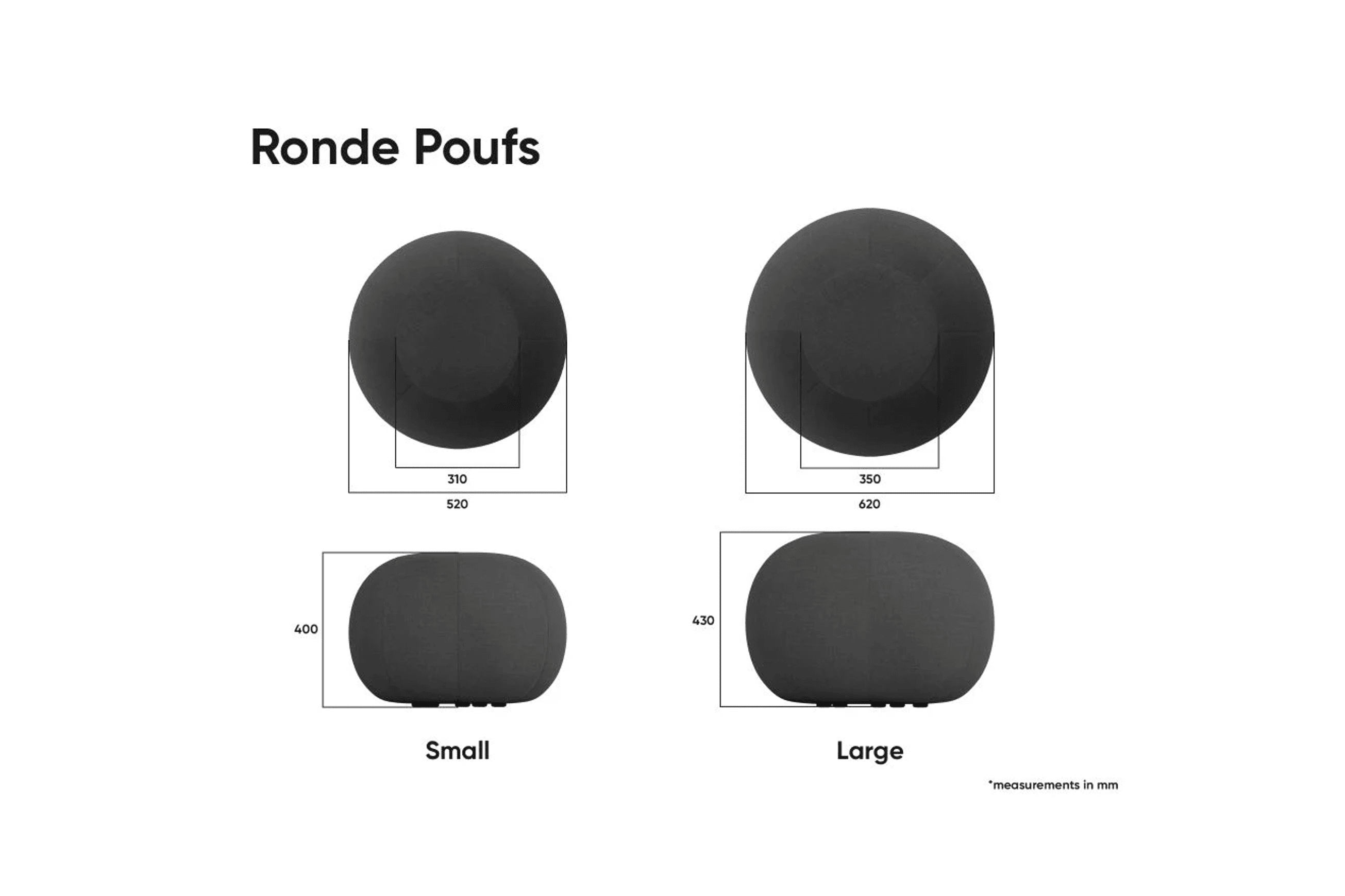 Small Ronde Pouf by Level