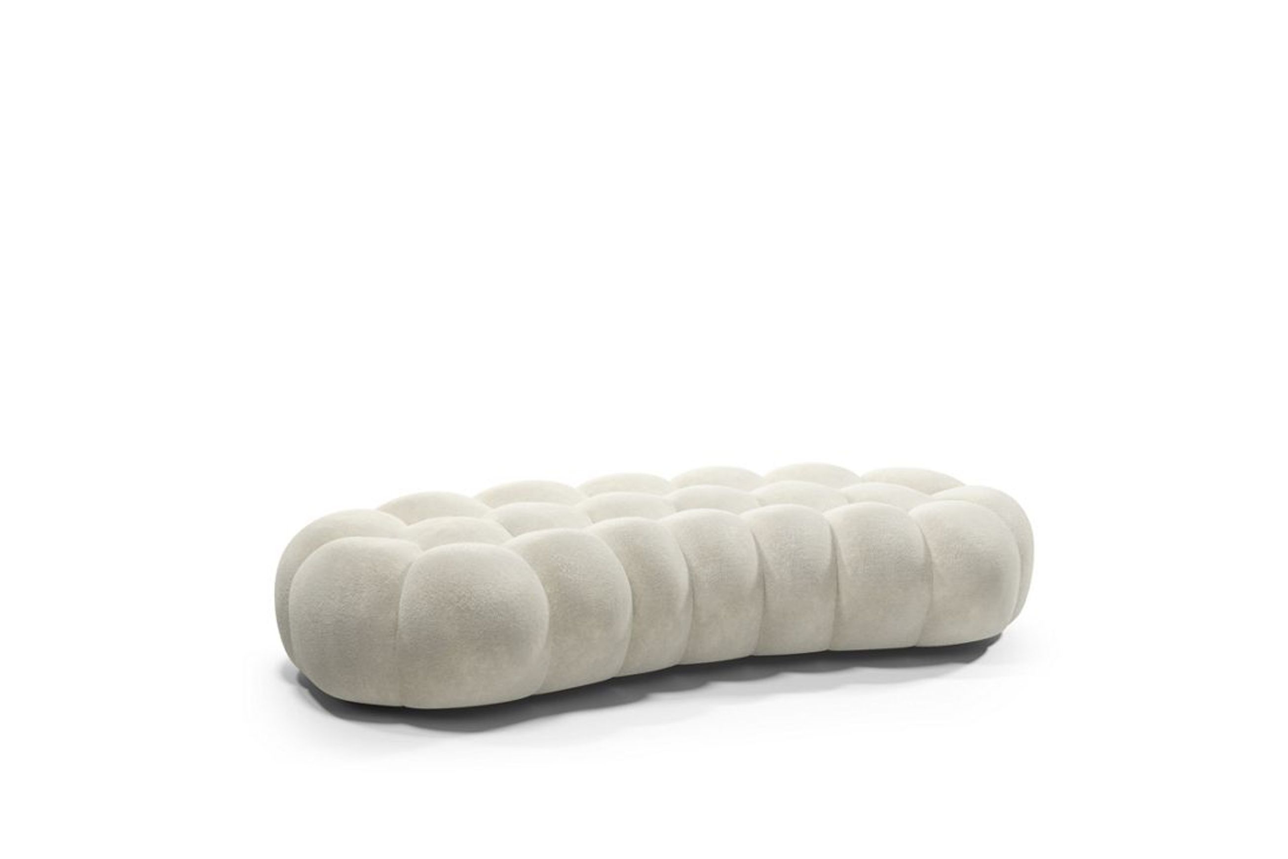 Bubble Curved Large Ottoman