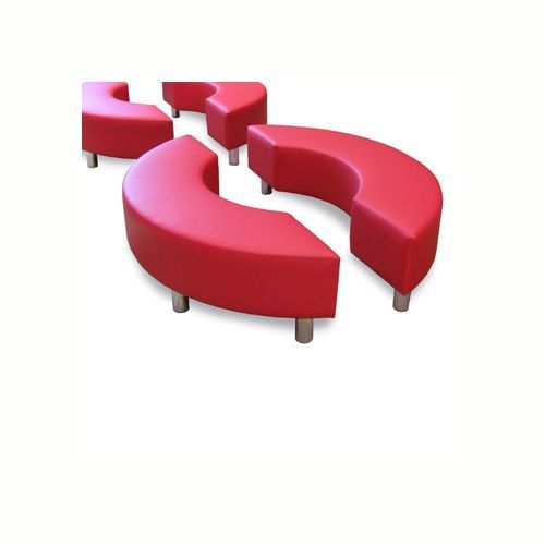 Curved ottoman