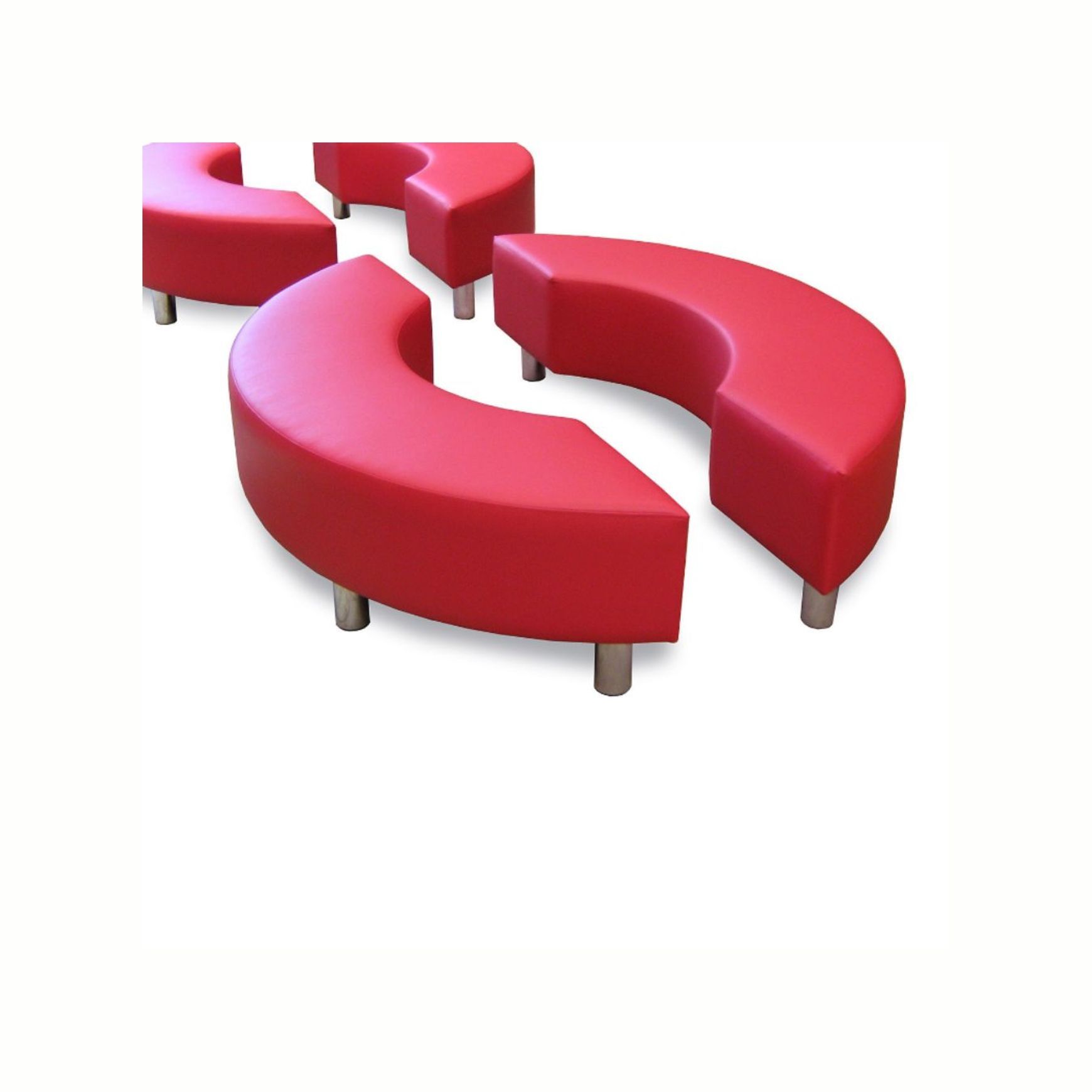 Curved ottoman