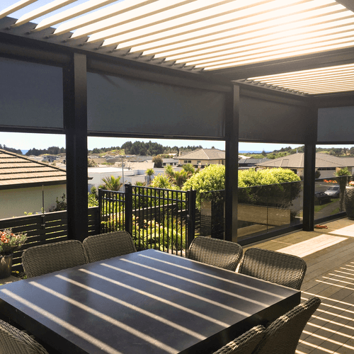 Outdoor Blinds Roller Blinds & Shades for Patios ArchiPro NZ