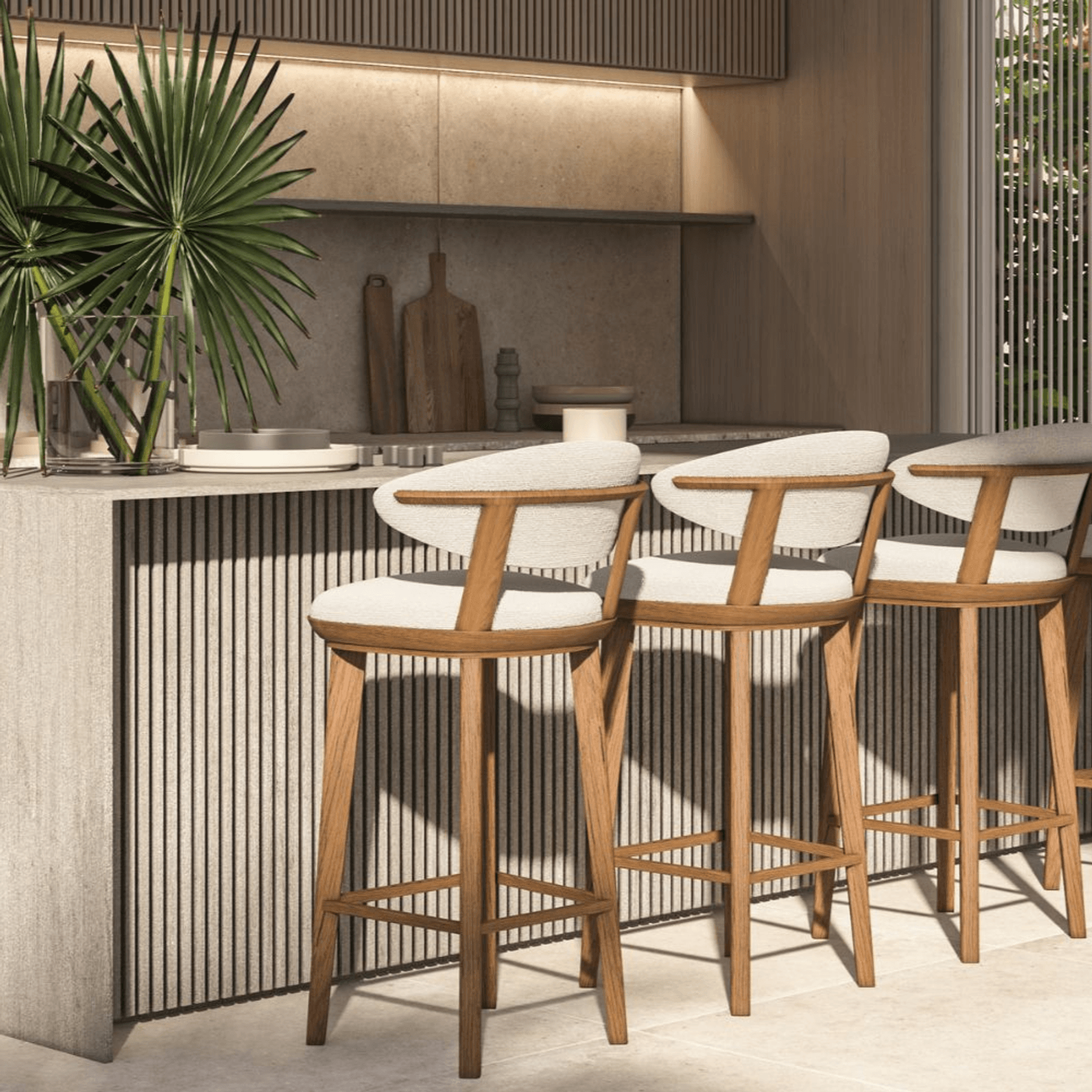 Tamarindo Outdoor Bar Stools