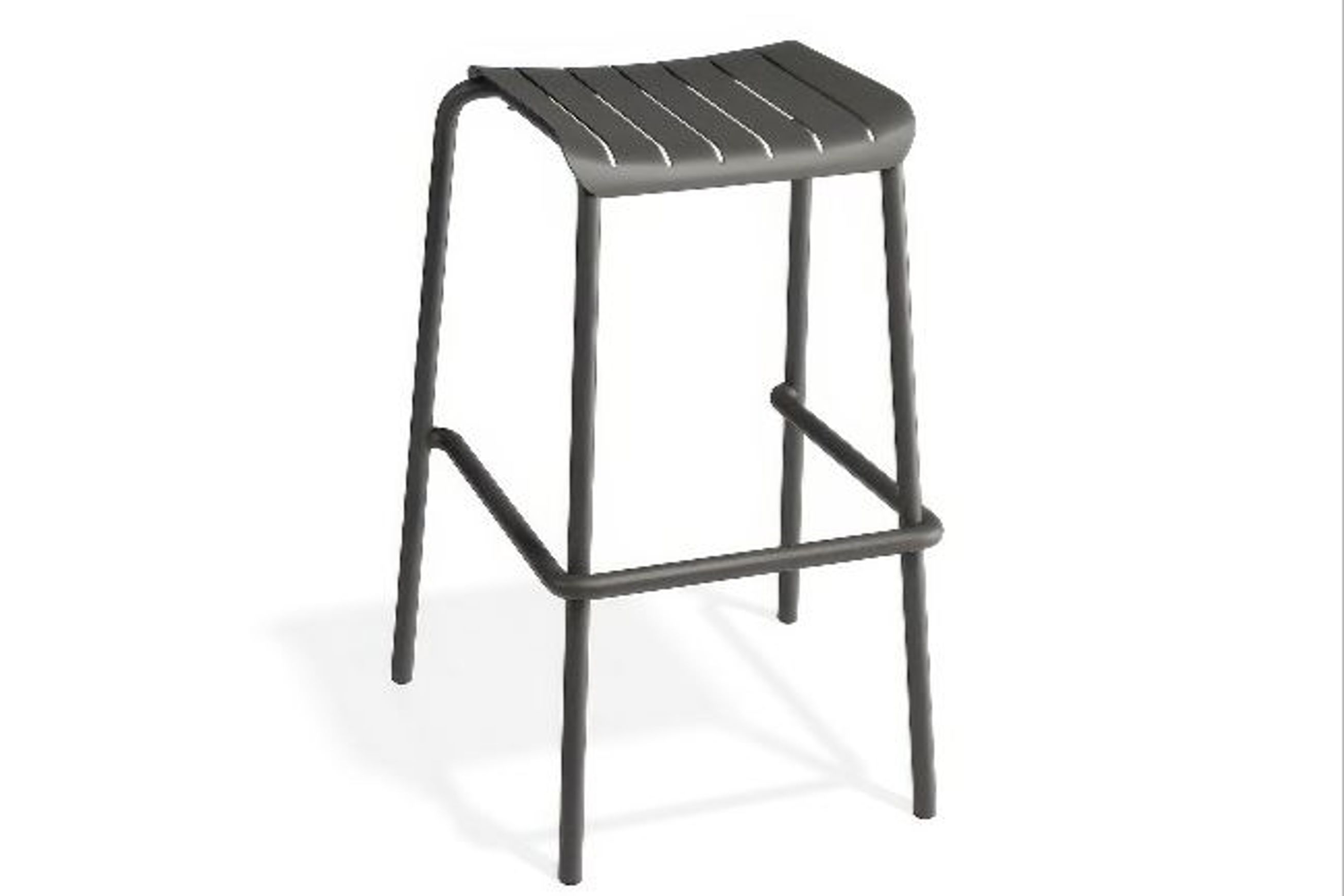 Roku Outdoor Backless Bar Stool