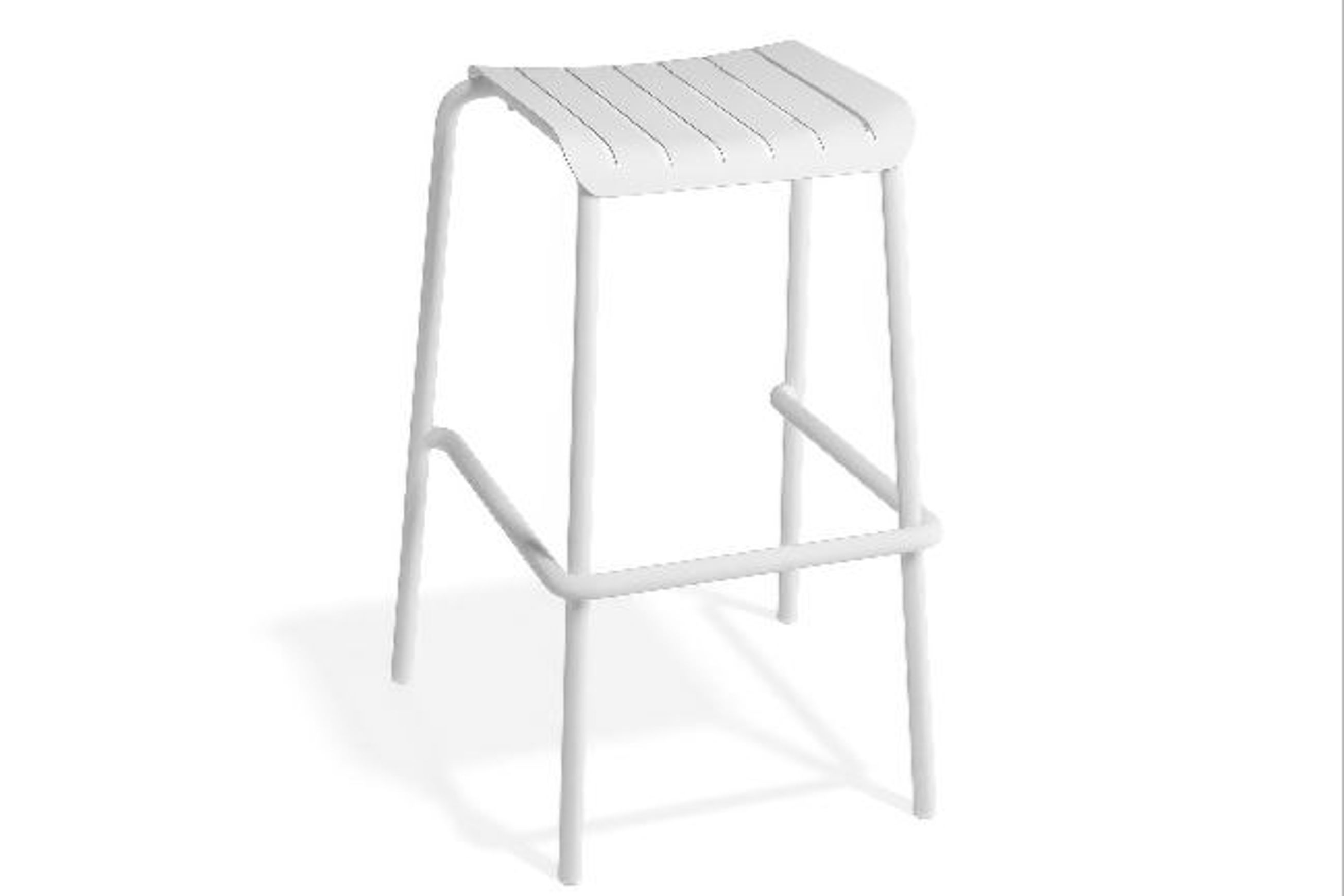 Roku Outdoor Backless Bar Stool