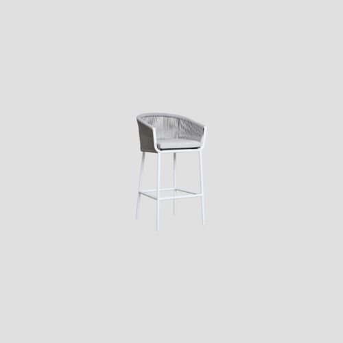 Omaha Rope Outdoor Bar Stool