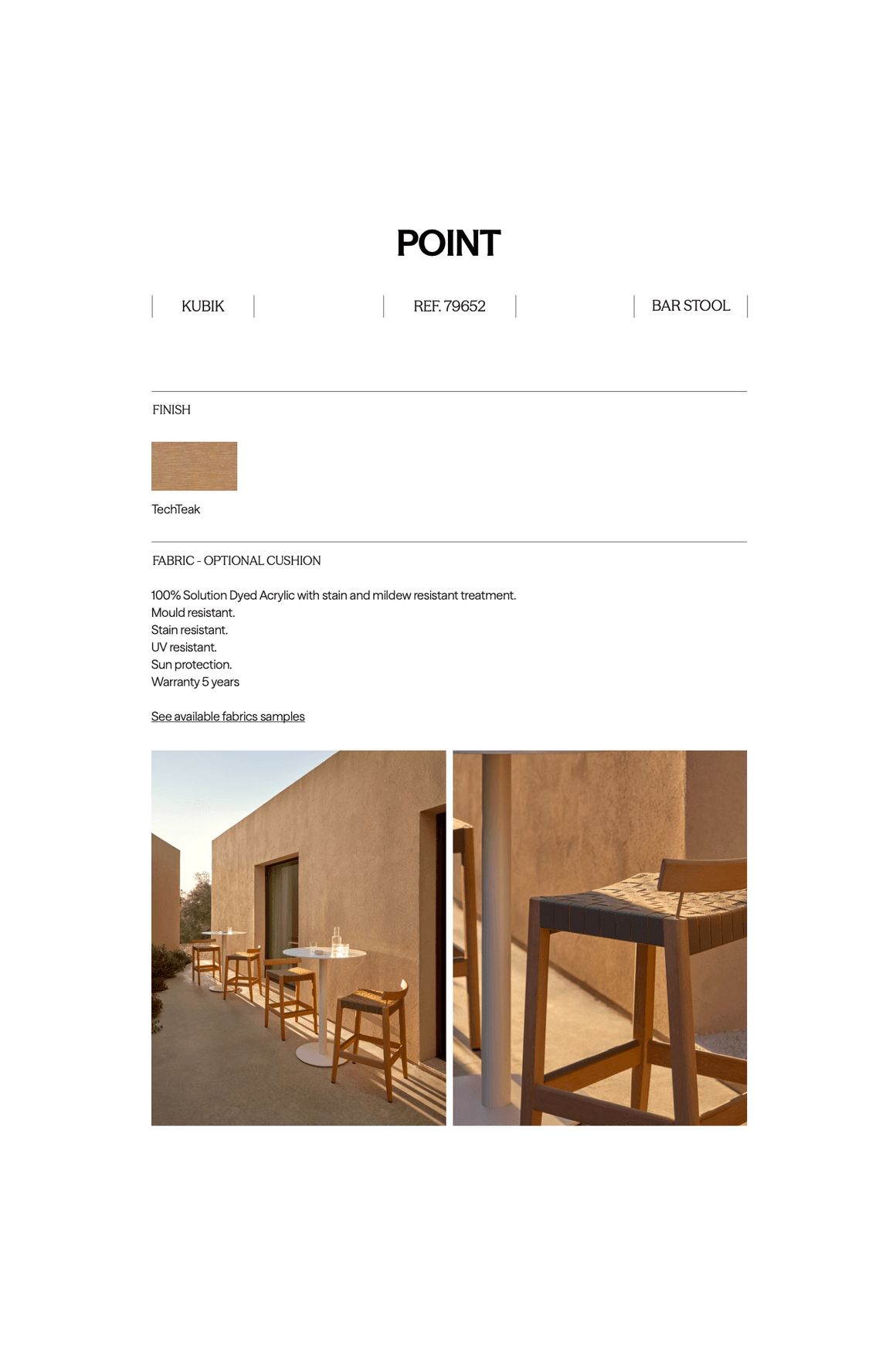 Kubik TechTeak Bar Stool
