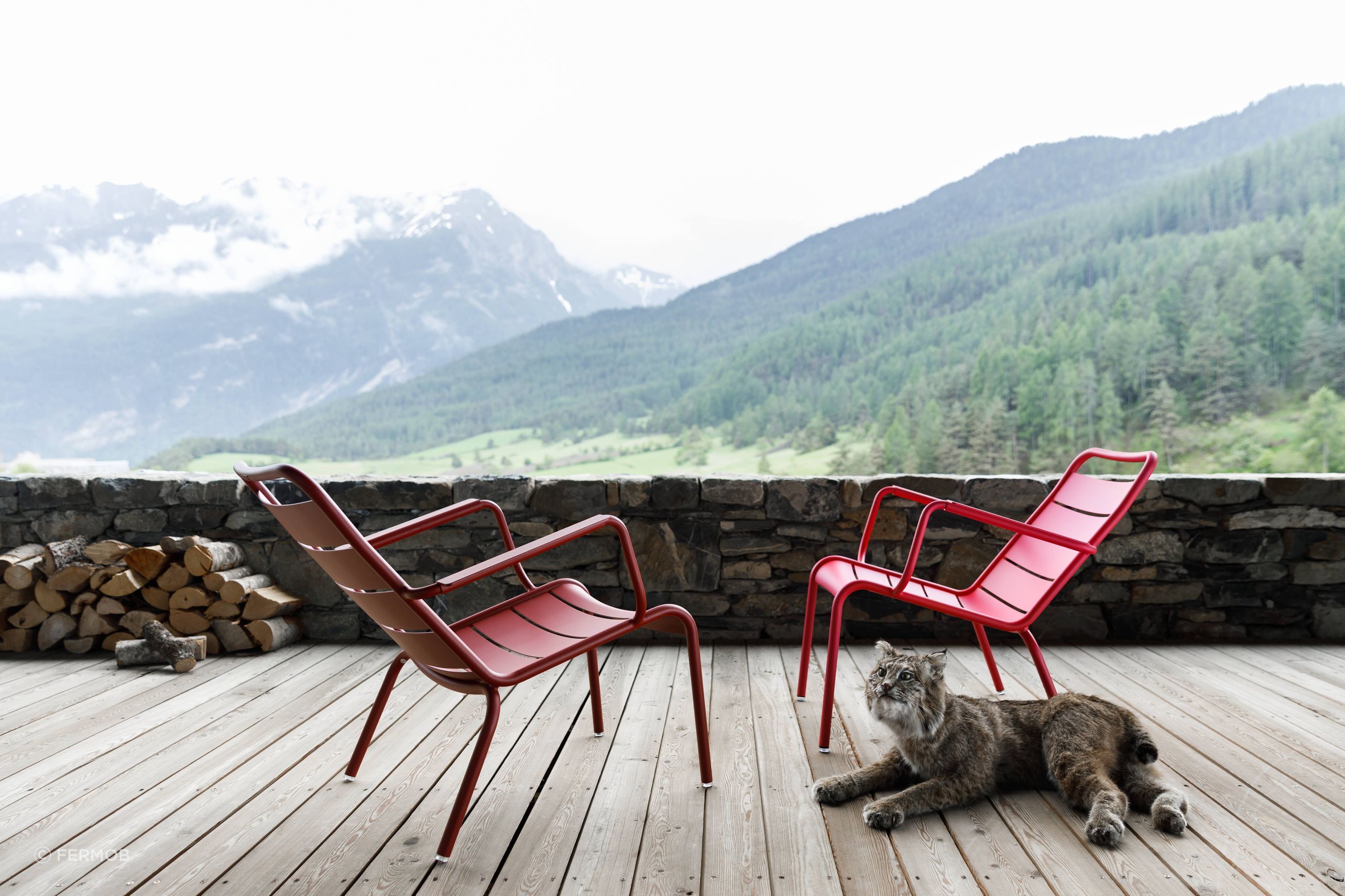 Fermob Luxembourg Outdoor Low Armchair
