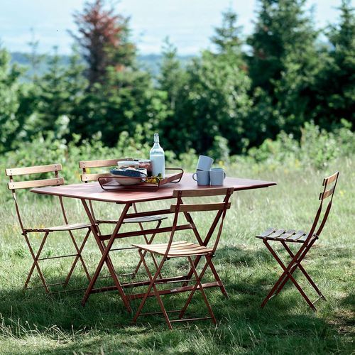 Bistro Folding Chair - Natural Slats by Fermob