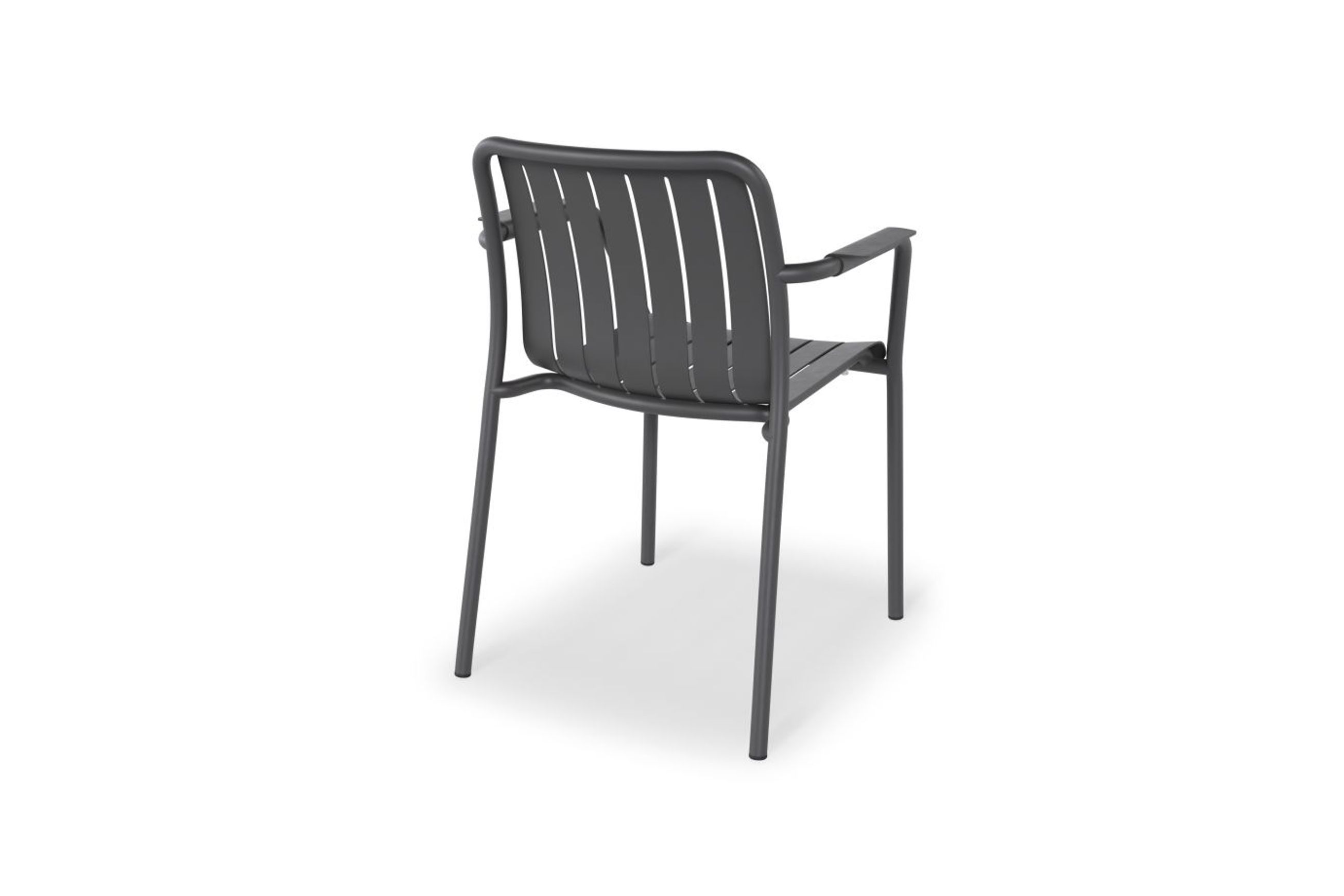 Roku Outdoor Arm Chair in Matt Charcoal