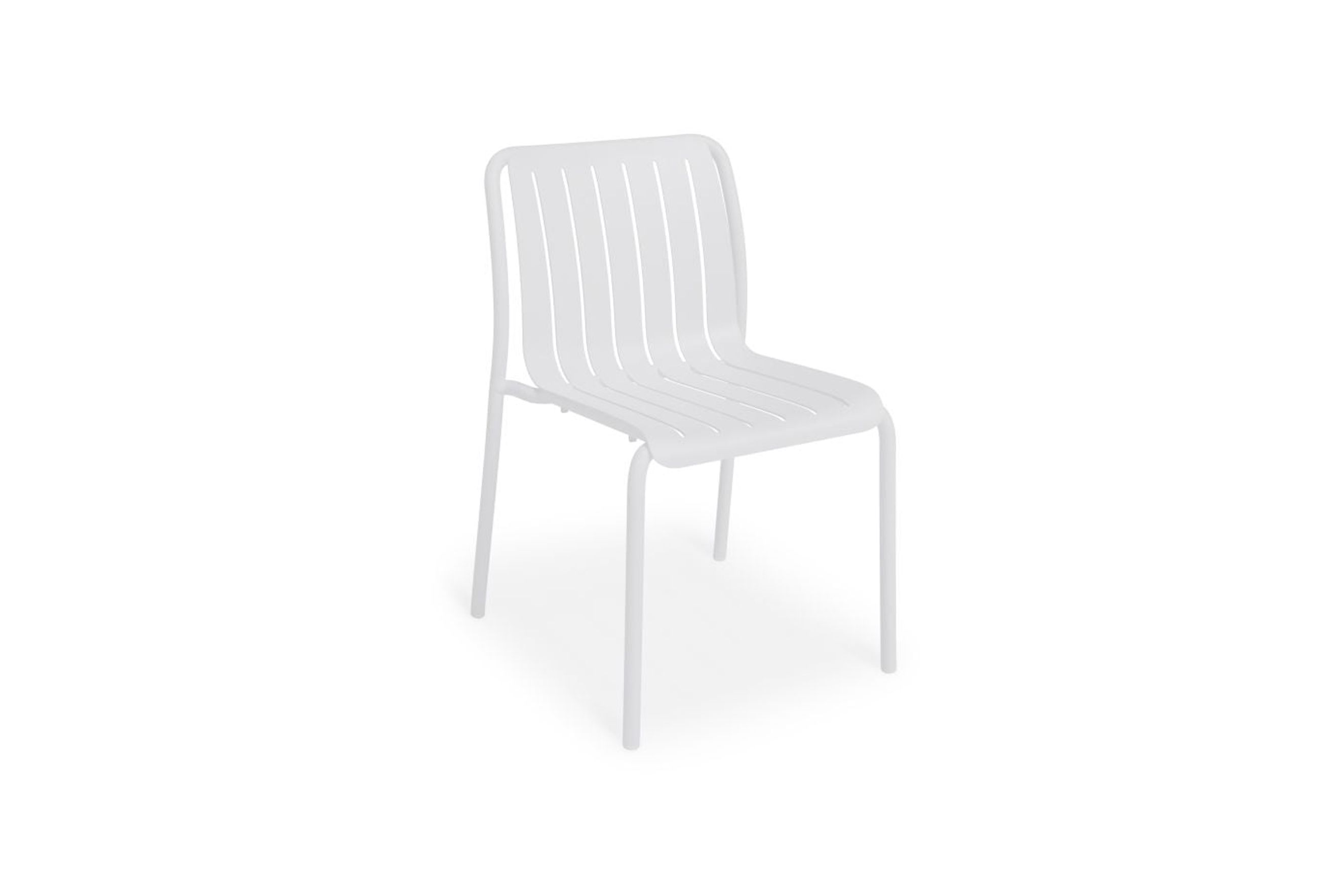 Roku Outdoor Dining Chair in Matt White