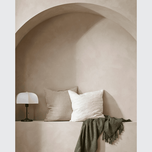 Baya Aspen Cushion - Snow | 55 x 55cm