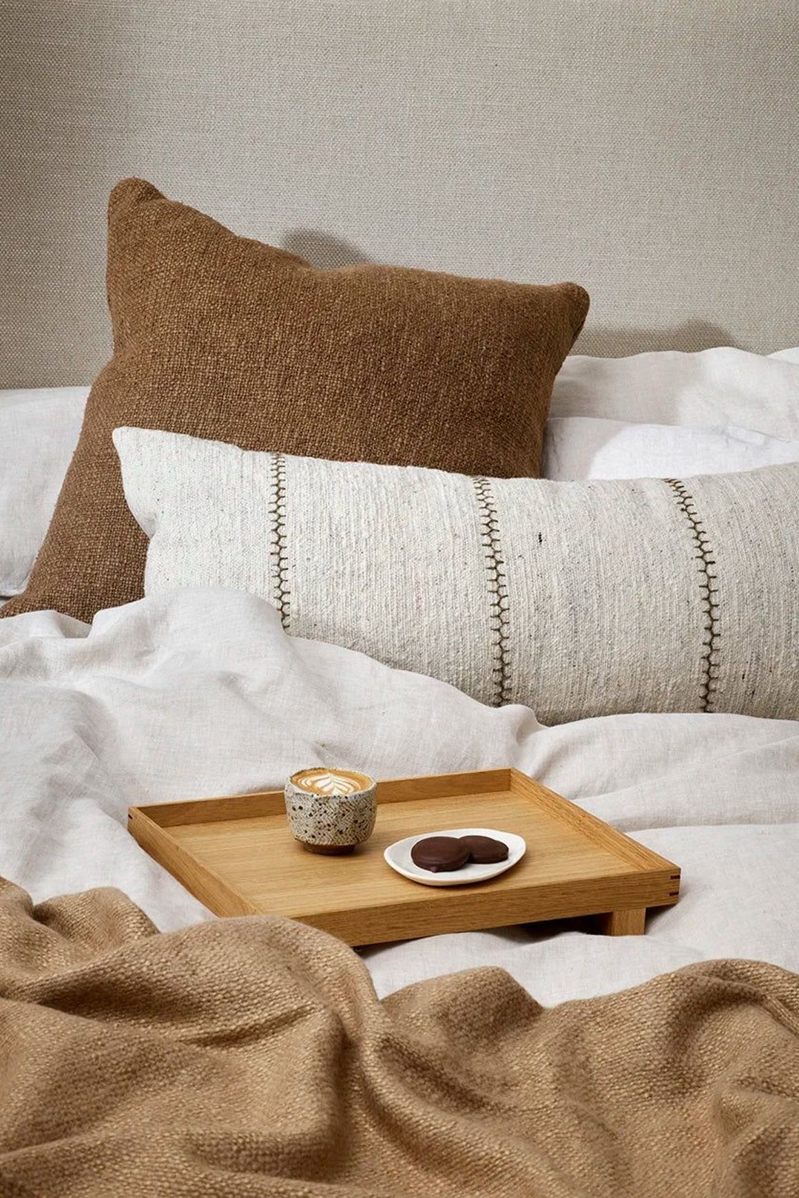 Baya Cyprian Cushion - Cocoa | Square - Two Sizes
