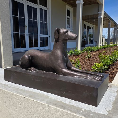 Whippet Sculpture