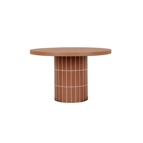 Seville Tile Round Dining Table