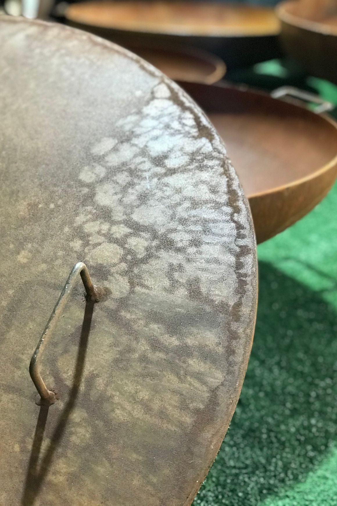 Corten Firebowl Lids