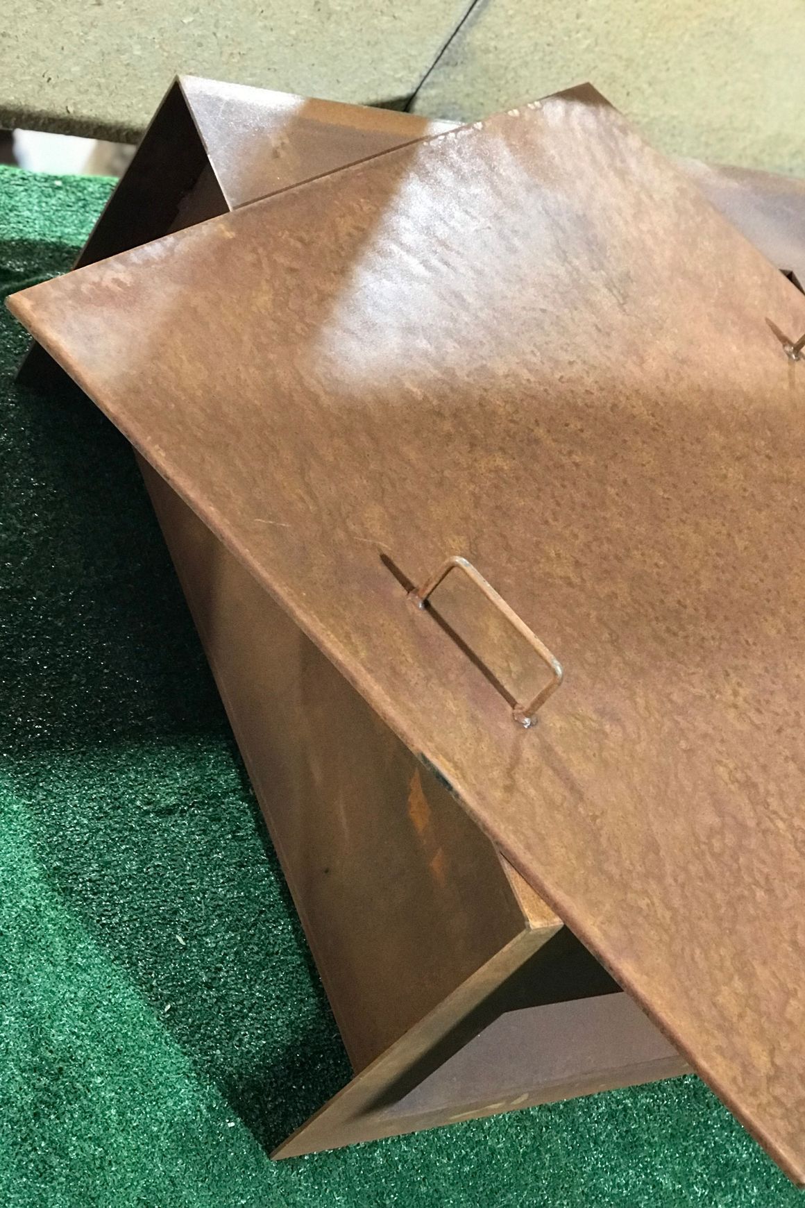 Corten Firebowl Lids