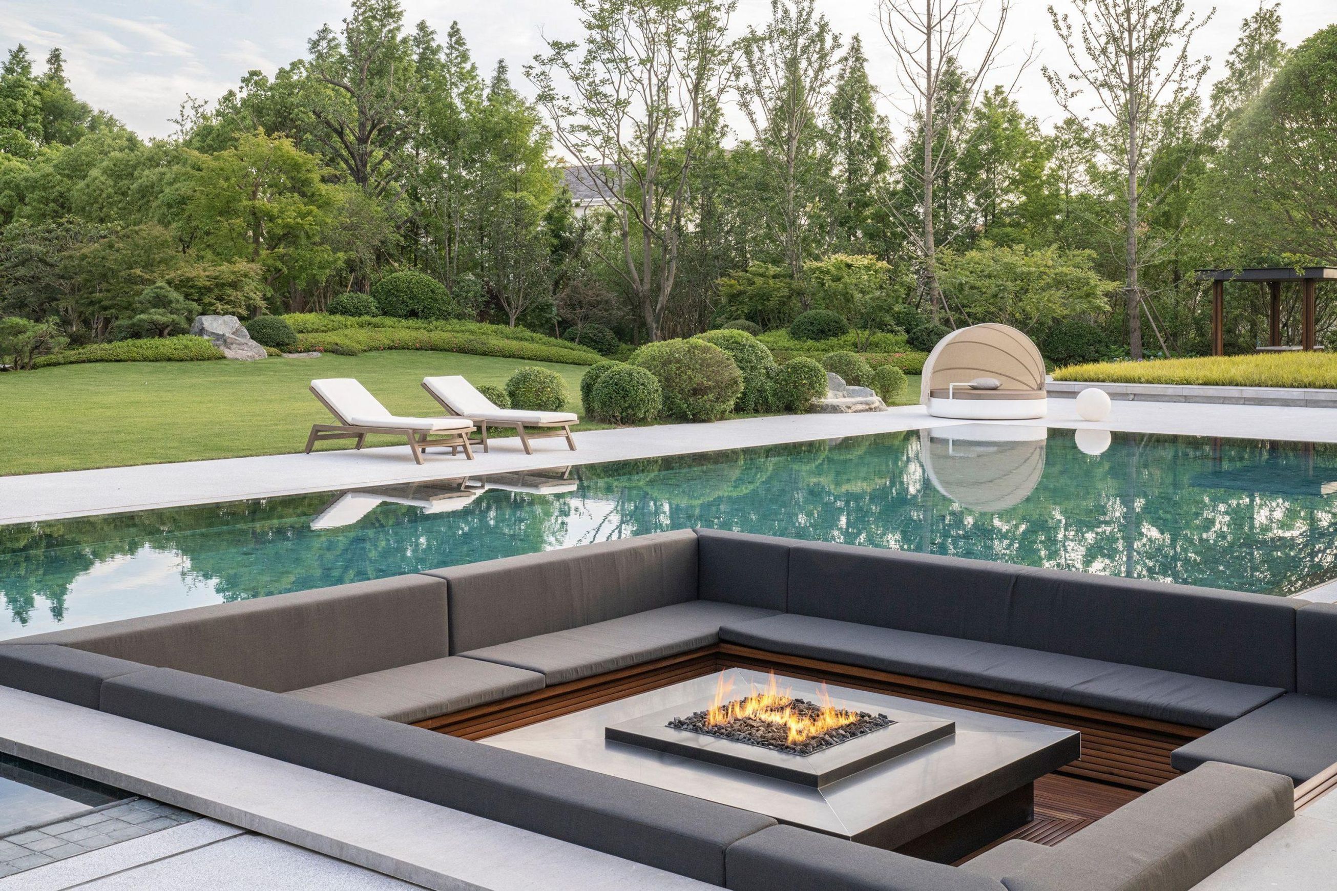 Planika Galio H Insert Gas Pit Fire