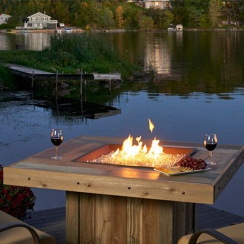 Rhode Island Outdoor Pit Fireplaces | Square