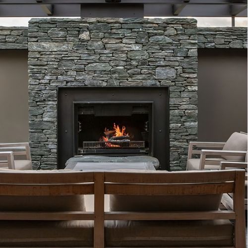 Warmington Nouveau Pizzeria Outdoor Fireplace