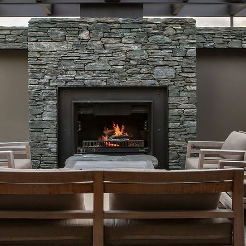 Warmington Nouveau Pizzeria Outdoor Fireplace